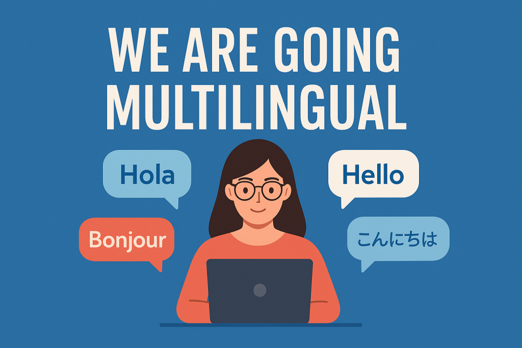 Wer Are Going Multilingual!